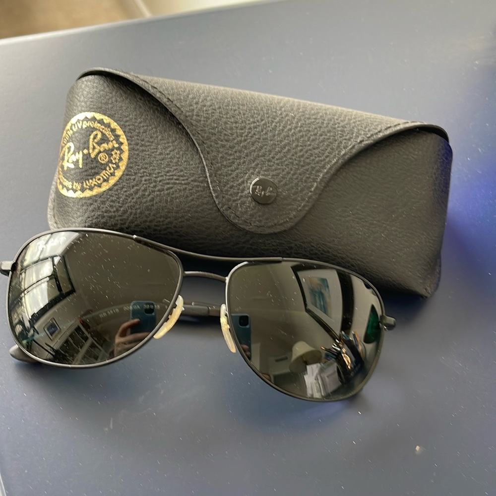 RayBan black lens & frame sunglasses